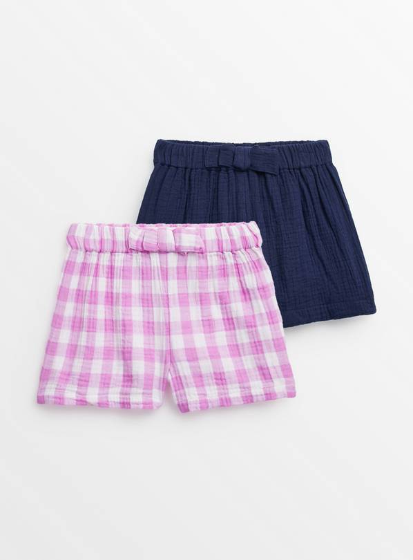 Double Cloth Shorts 2 Pack 1-2 years